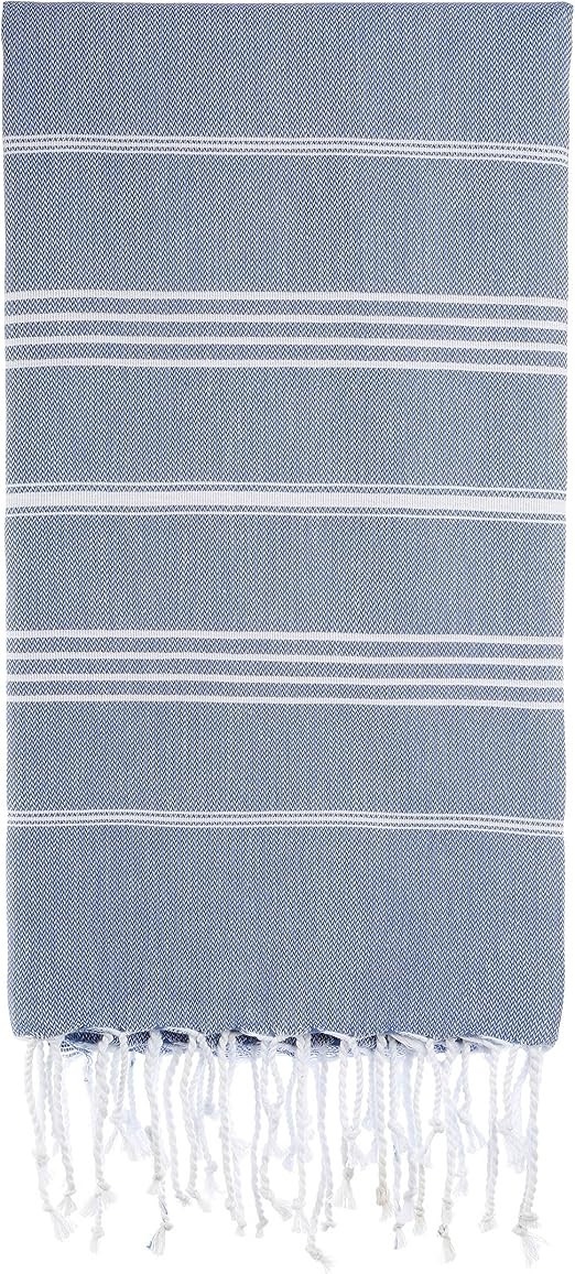 Cacala Turkish Beach Bath Towels Extra Large Blanket Peshtemal Highly Absorbent Quick and Easy Dr... | Amazon (US)