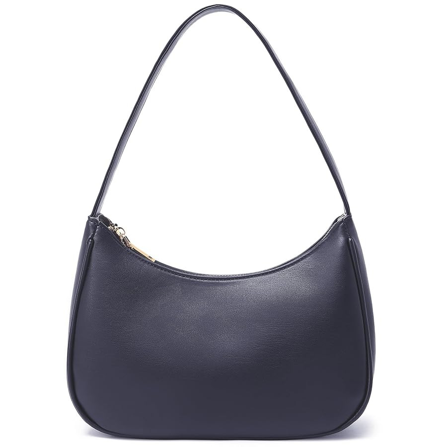 Shoulder Bags for Women, Cute Hobo Tote Handbag Mini Clutch Purse with Zipper Closure | Amazon (US)