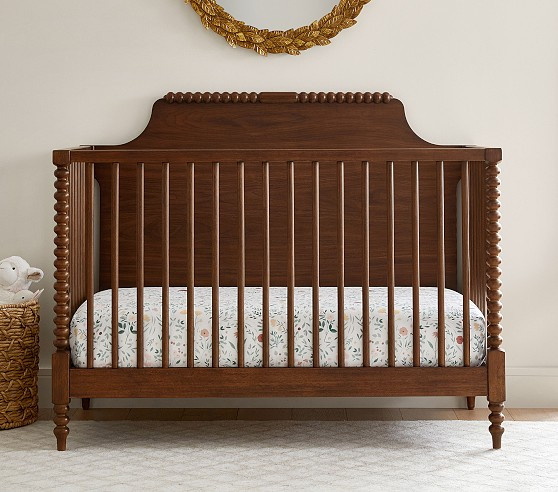 Chris Loves Julia Heritage Walnut 4-in-1 Convertible Crib | Pottery Barn Kids