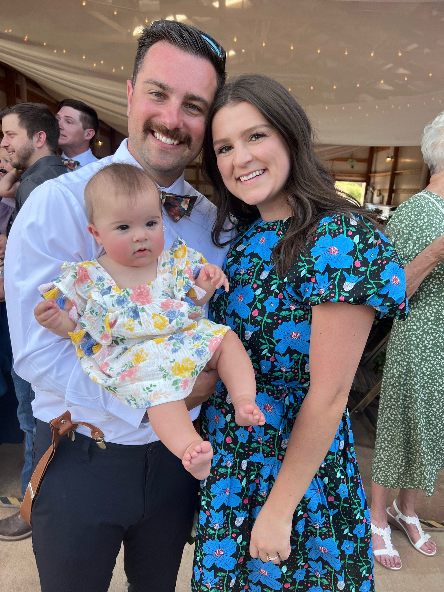 blue dress with pink heels Mother's Day: The Perfect Tailored Dress and Blush Accents {Giveaway}