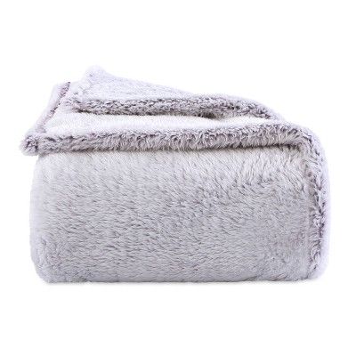 55"x70" Tipped Extra-Fluffy Throw Blanket - Berkshire Blanket & Home Co. | Target