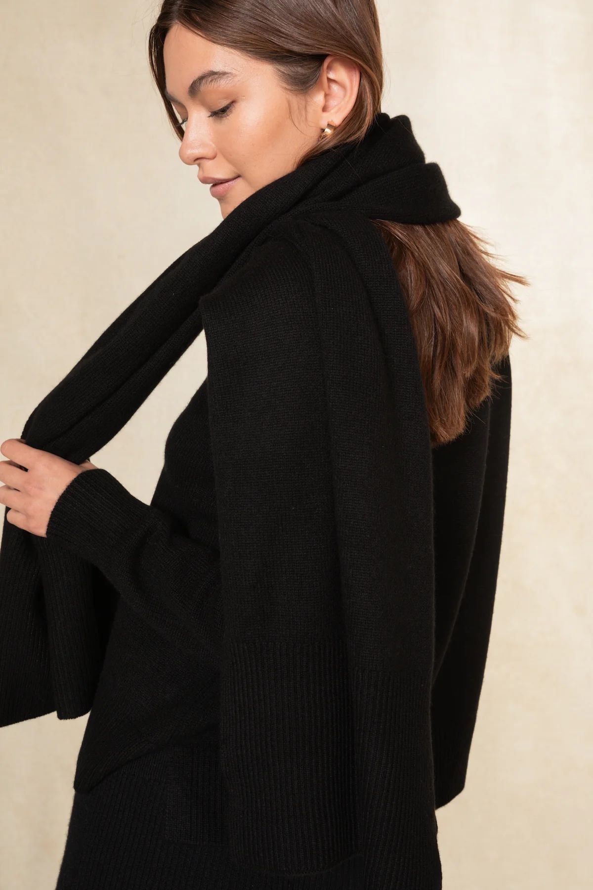 BONNIE RIBBED CASHMERE SCARF | NAKED CASHMERE