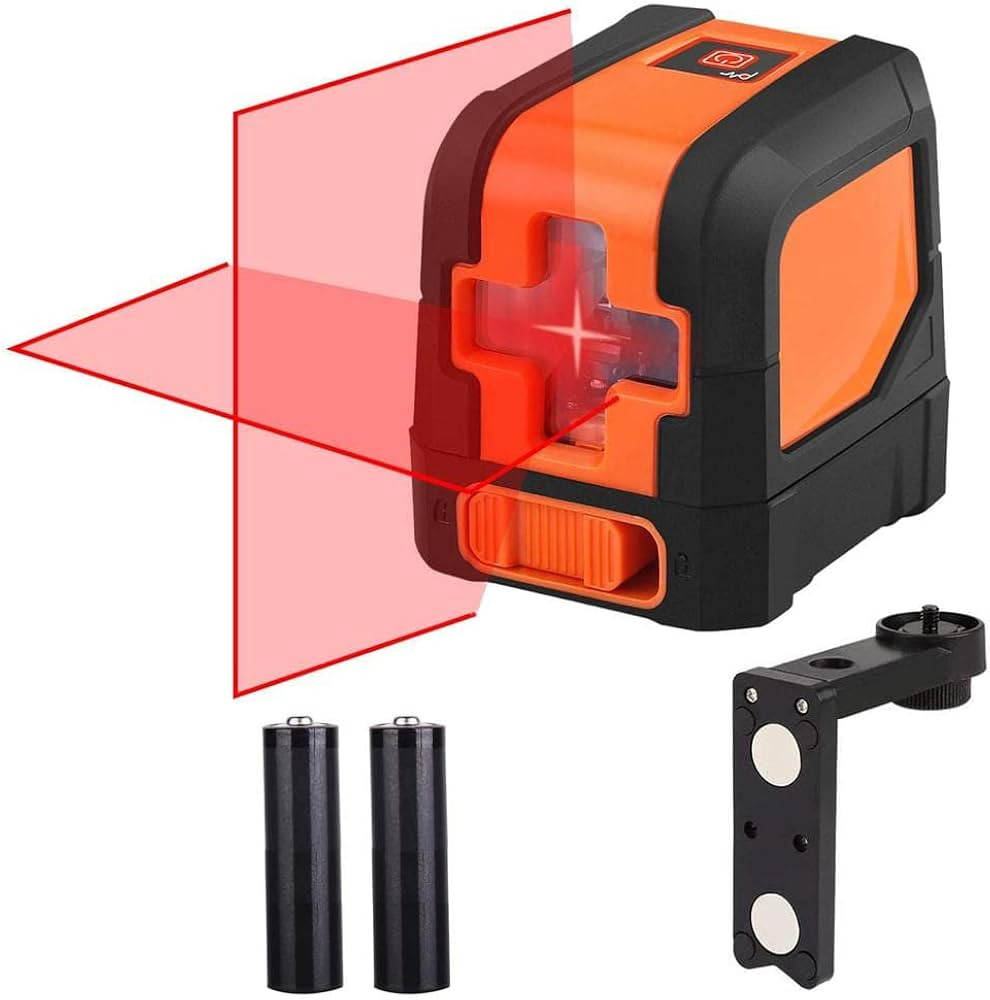 50 feet Laser Level Self-Leveling Horizontal and Vertical Cross-Line, Black | Amazon (US)