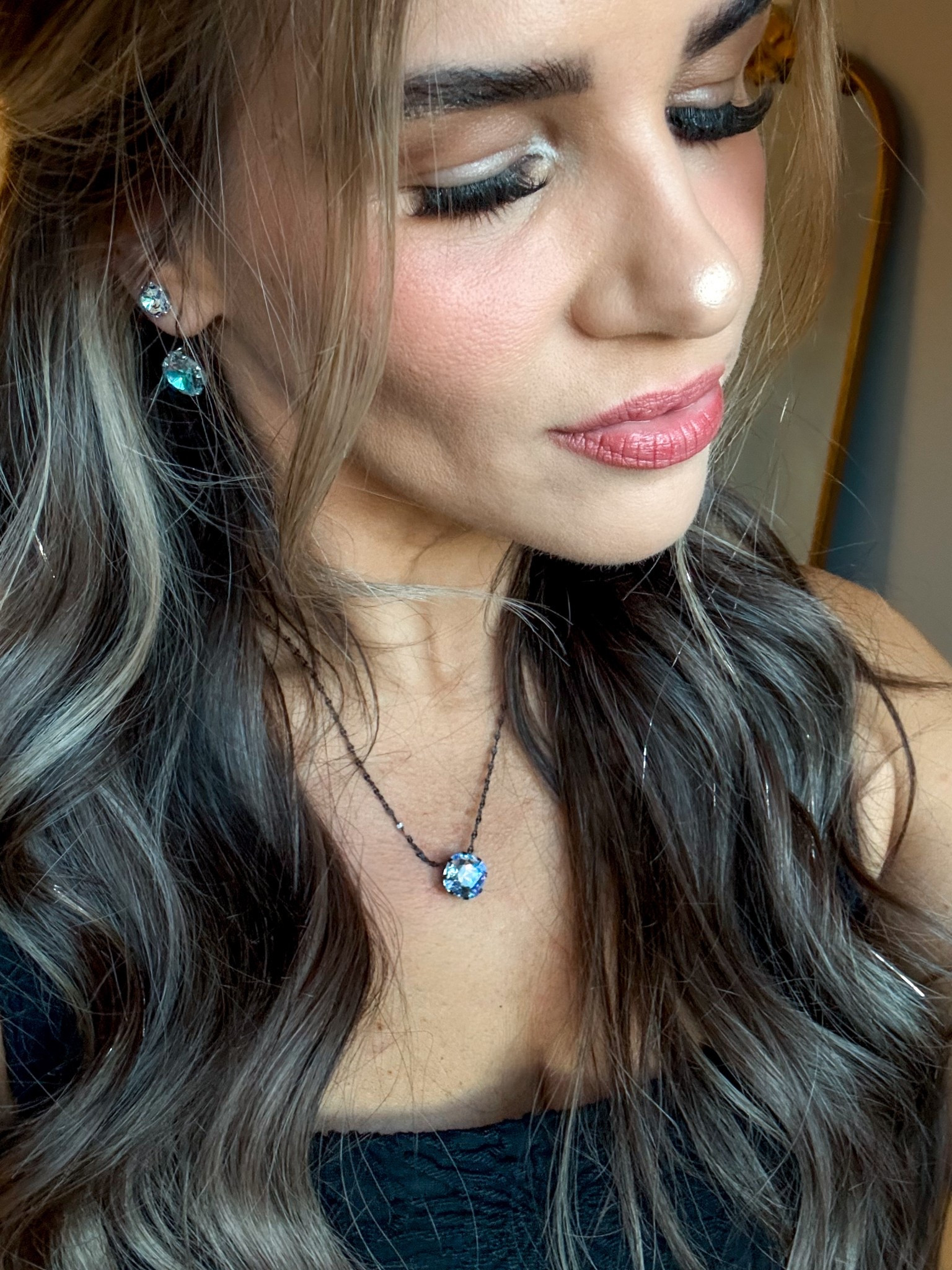 Too glam to ghost 👻 
dripping in sparkle & main character energy ✨ this jewelry has me in my boo-tiful era 😝

I’m wearing the Bat Chick Crazy in the Mini Cushion style, Dark Angel Mega Leverback, and The Dark Angel Mega Marina Necklace…and this combo was BEYOND. Every piece is lightweight, comfy & great quality! 👌🏼✨🔮

Don’t forget to check out all the spooky good bling from @jojolovesblings from my @shop.ltk link 


 #ShineBabyShine #MainCharacterGlow #ad #JoJoLovesBling #Halloween #Jewlery #earrings #necklace 

@jojolovesblings 