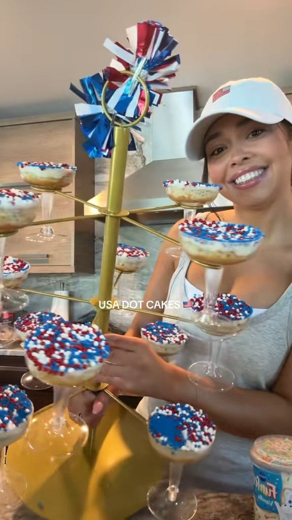 ✨ Hosting Hack ✨ to serve festive dot cakes for a crowd! 😋

#LTKfoodie