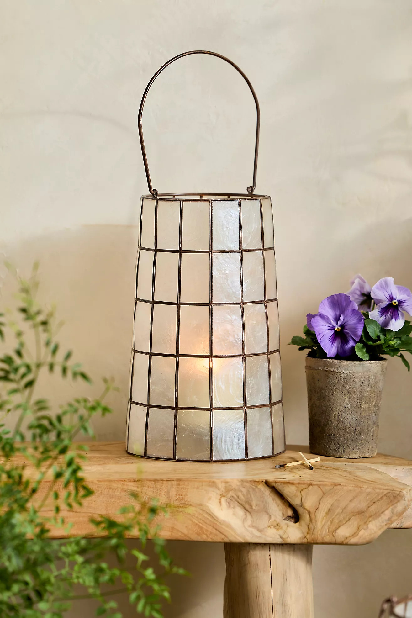 Capiz Shell Lantern | Terrain