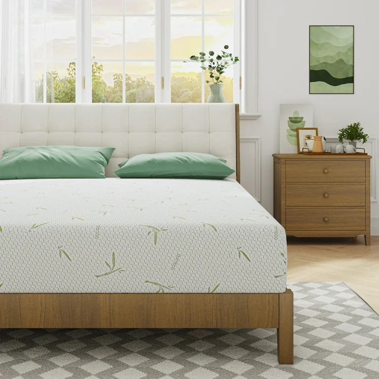 SynthoSpace Twin Mattress, 8 inch Gel Memory Foam Mattress in a Box, Medium | Walmart (US)