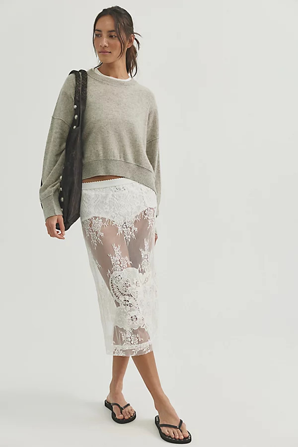 Just a Dream Midi Slip Skirt | Free People (Global - UK&FR Excluded)