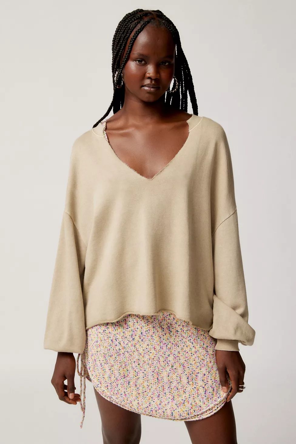 Out From Under Notch Neck Sweatshirt | Urban Outfitters (US and RoW)