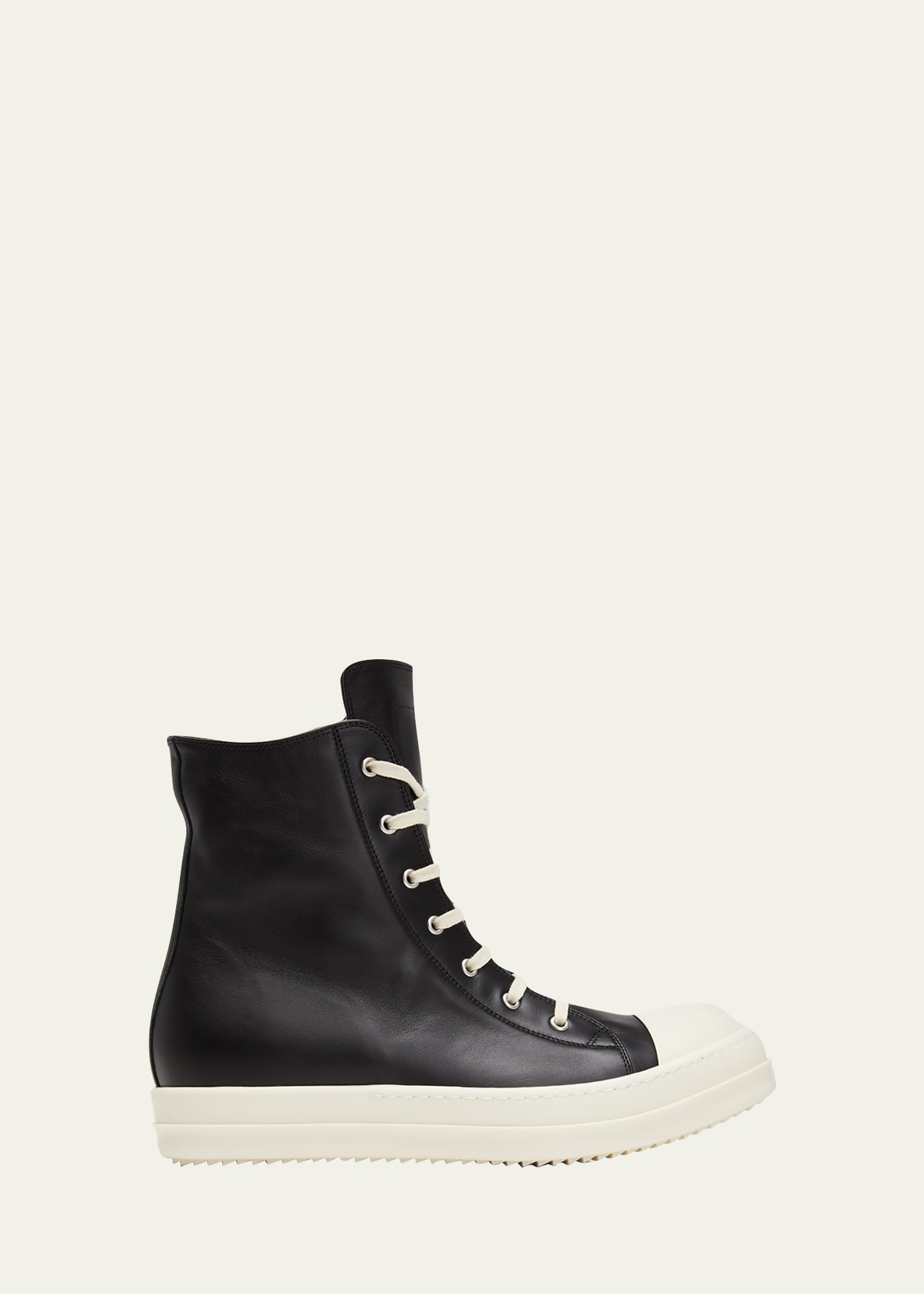 Men's Leather Zip High-Top Sneakers | Bergdorf Goodman