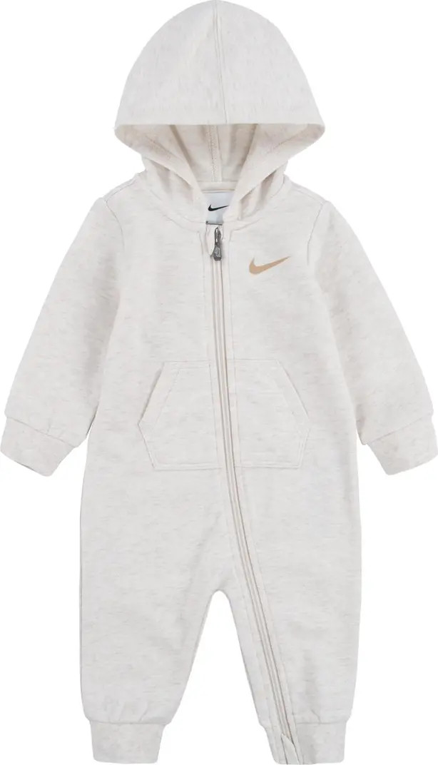 Nike Hooded French Terry Romper | Nordstrom | Nordstrom