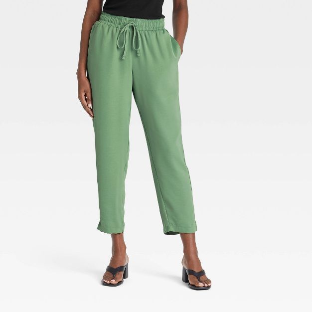Women's High-Rise Slim Straight Ankle Jogger Pants - A New Day™ | Target