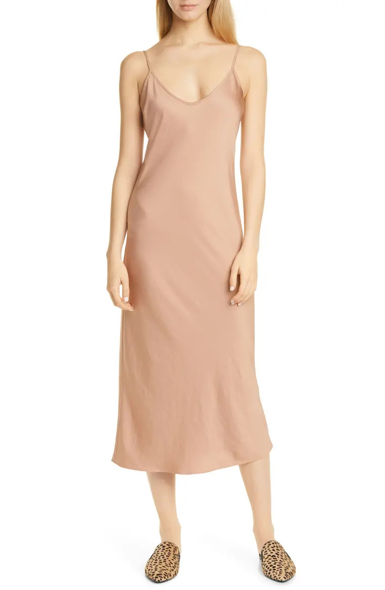 Everyday Bias Cut Satin Slipdress | Nordstrom