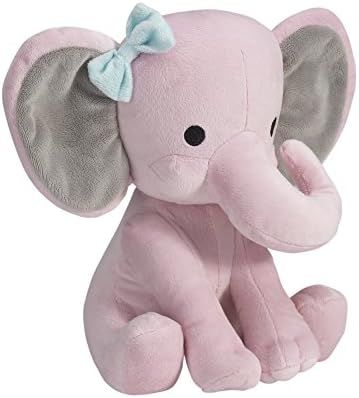 Bedtime Originals Twinkle Toes Pink Elephant Plush, Hazel, 1 Count (Pack of 1) | Amazon (US)
