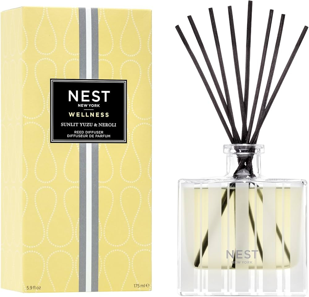 NEST New York Reed Diffuser, Sunlit Yuzu & Neroli - 5.9 fl oz - Fragrance for Up to 90 Days - Reu... | Amazon (US)