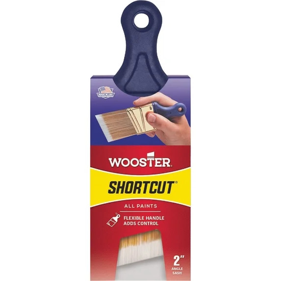 3 Set of 3 - Wooster Brush Q3211-2 Shortcut Angle Sash Paintbrush, 2-Inch, White | Walmart (US)