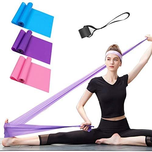 Resistance Bands Set, 3 Pack Professional Latex Elastic Bands for Home or Gym Upper & Lower Body ... | Amazon (US)