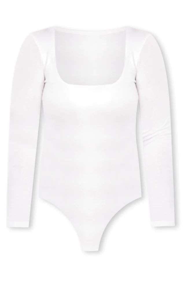 Make This Moment Last White Bodysuit | Pink Lily