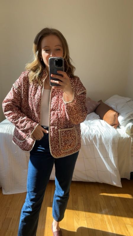 Amazon Valentine’s Day outfit. Love this quilted jacket! Paired with my comfy red loafers
#quiltedjacket #amazon

#LTKVideo #LTKSeasonal #LTKstyletip