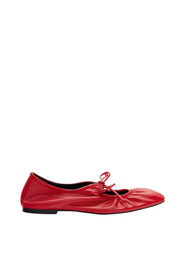 Tied ballet flats - pull&bear | PULL and BEAR UK