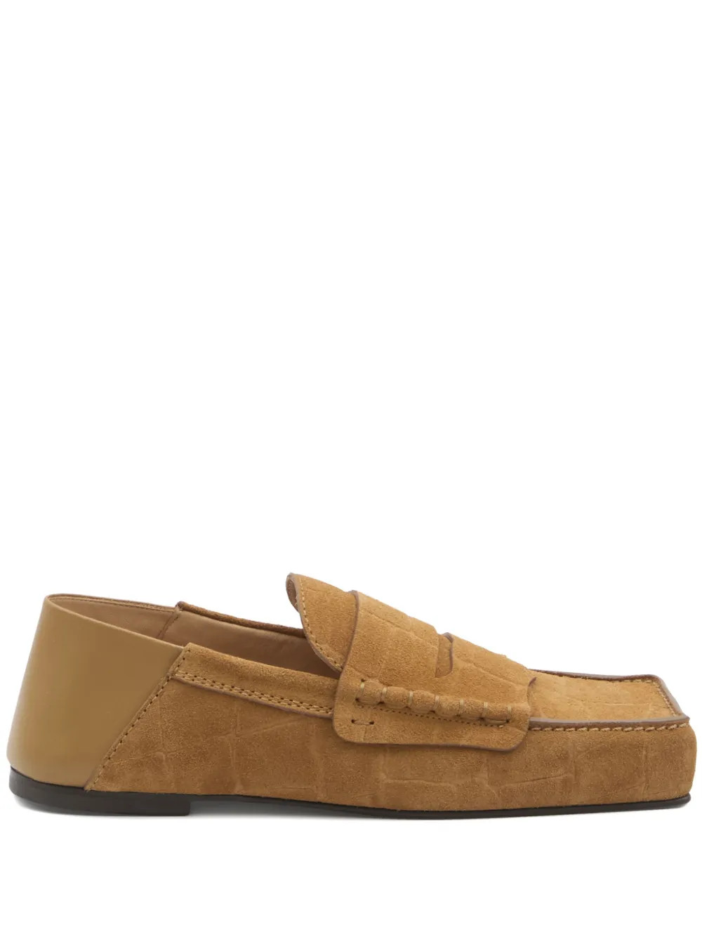 Jacquemus Carré Loafers | Brown | FARFETCH | Farfetch Global