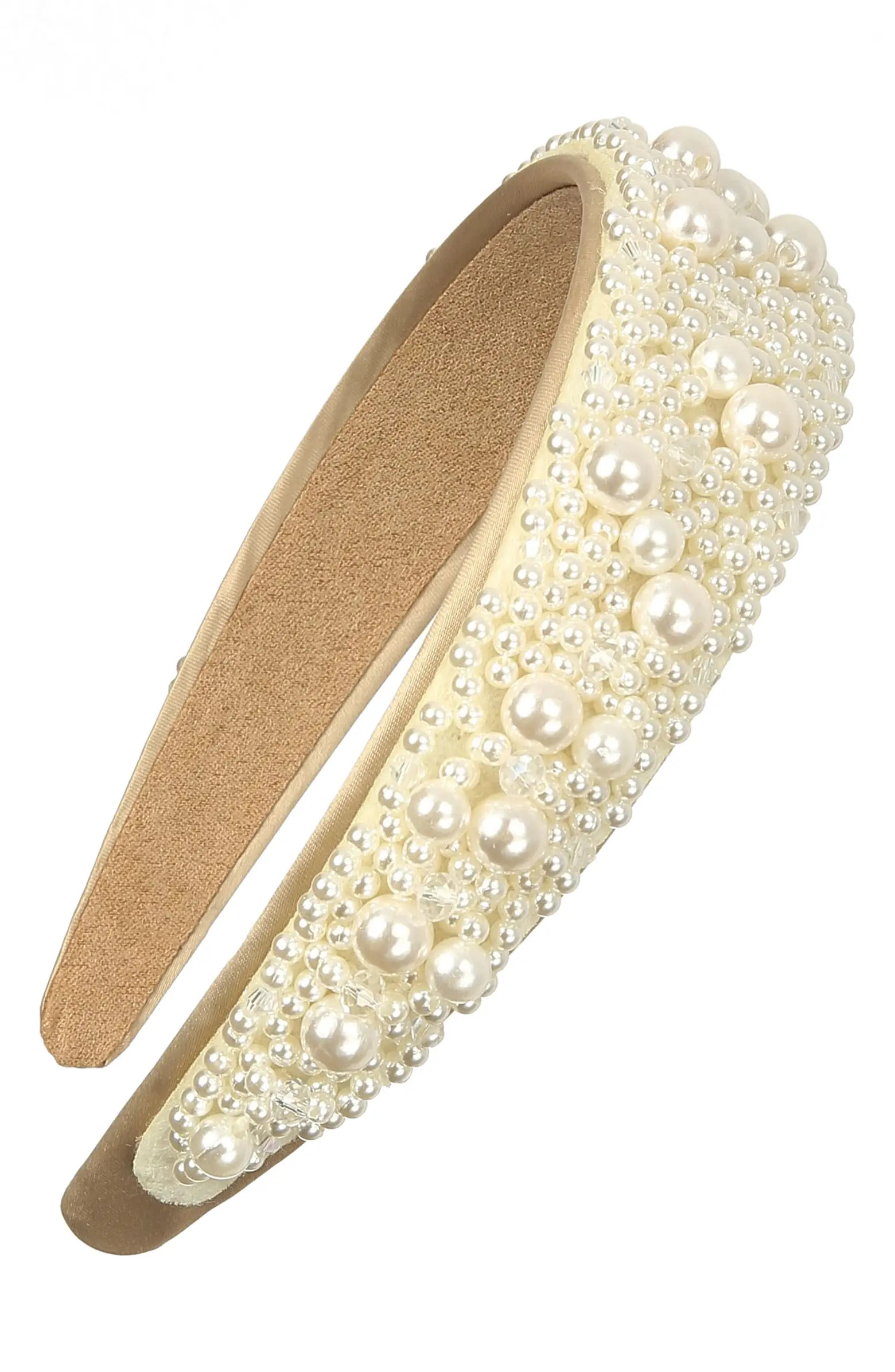Tasha Imitation Pearl Headband | Nordstrom | Nordstrom