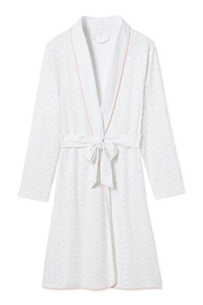 JB x LAKE Pima Robe in Spring Garden | LAKE Pajamas