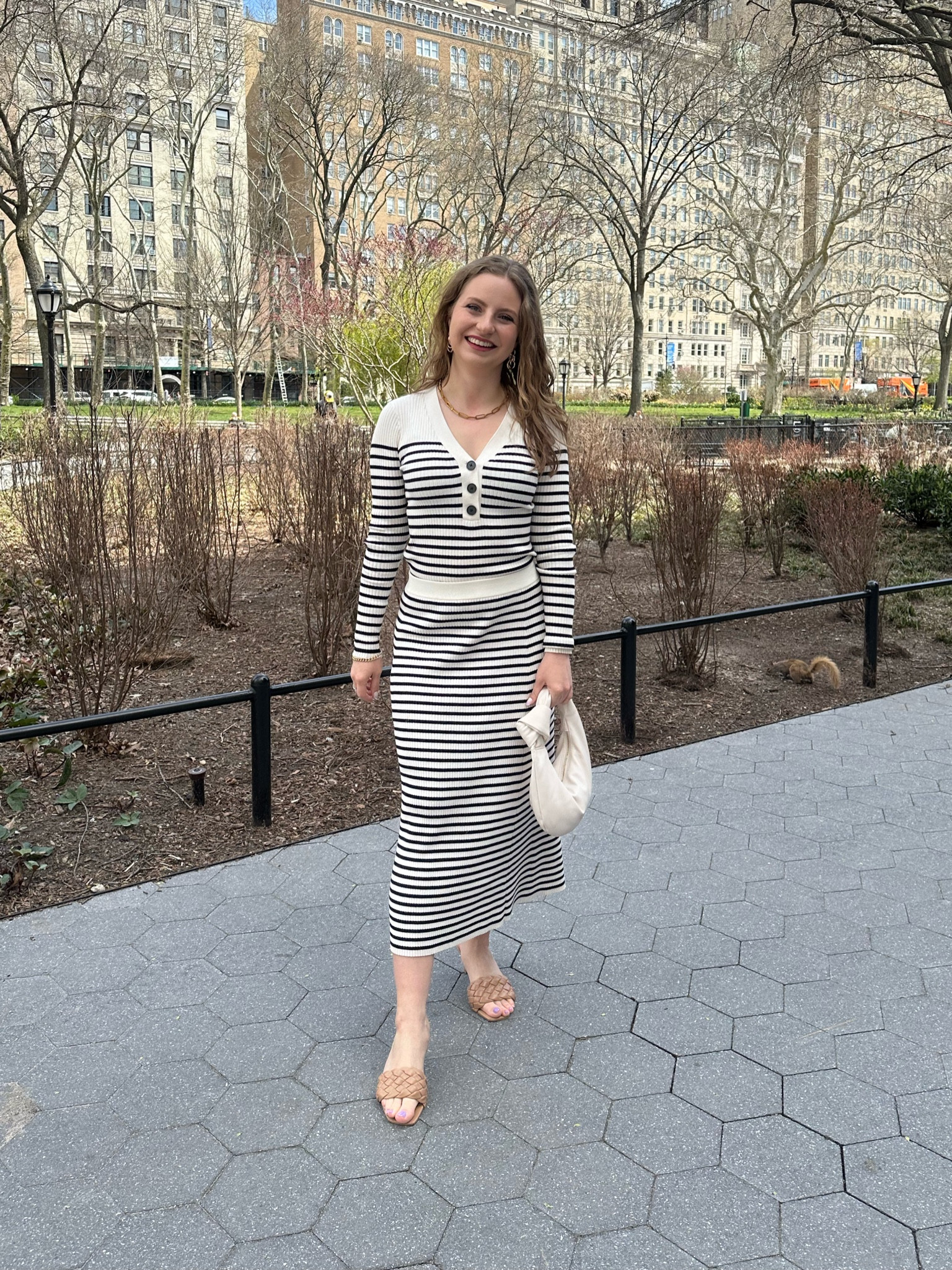Striped knit set from Loft- perfect worn together or separated for endless outfit combinations! Wearing XS in top and XS Petite in skirt 

Spring outfit, matching set, skirt set, travel outfit, business casual, striped sweater, striped skirt 

#LTKsalealert #LTKworkwear #LTKstyletip