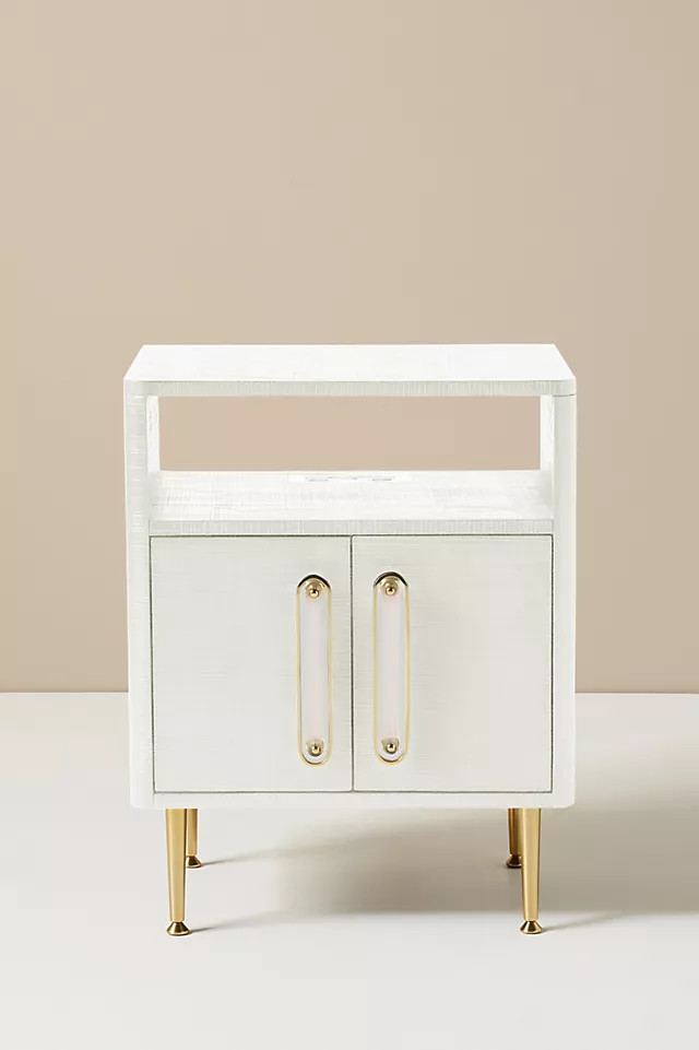 Odetta Charging Nightstand | Anthropologie (US)