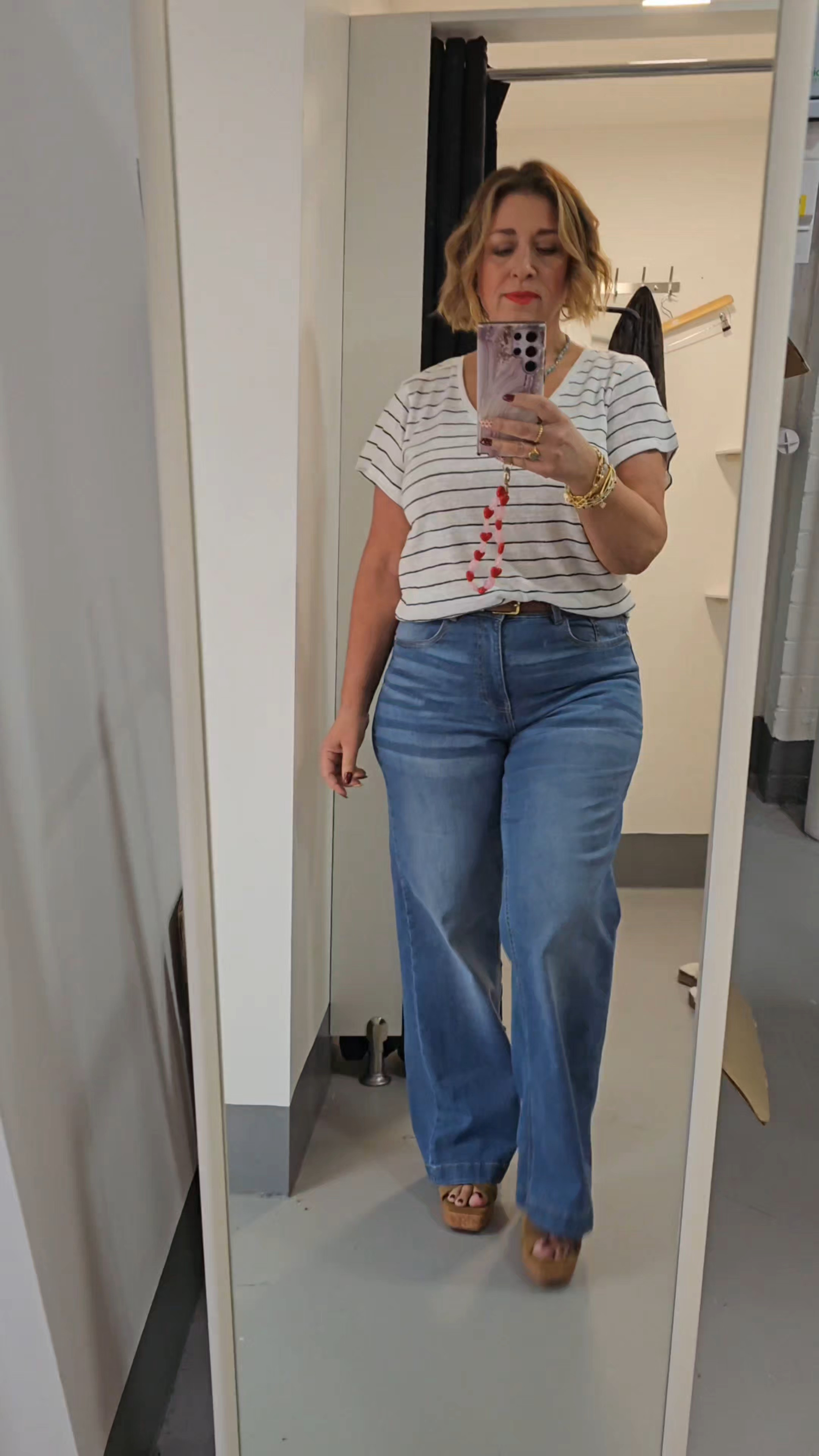 The perfect Summer jeans and cute linen mix tee.Buy your usual size.

#LTKuk #LTKover50style #LTKjeans