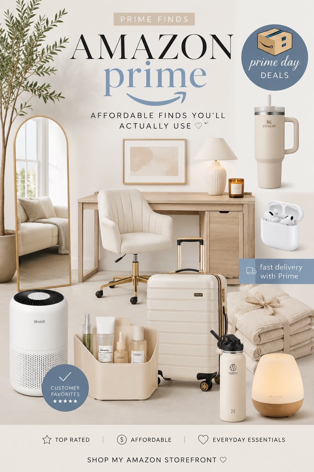 ✨ Prime Finds You’ll Actually Love 🤍

I rounded up my favorite Amazon Prime finds that are stylish, practical, and worth every penny. From home essentials to everyday favorites, these are the pieces I genuinely recommend.

🛍️ Shop everything through my LTK and Amazon Storefront before the best deals are gone.

Which item would you add to your cart first? 👇

#LTKSeasonal #LTKmomlife