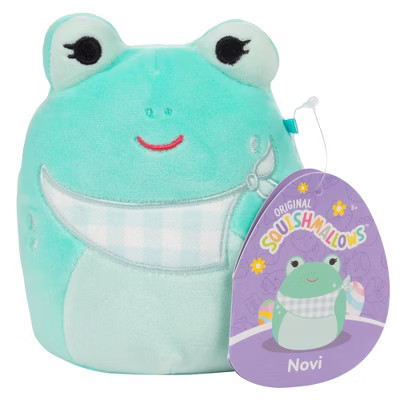 Squishmallows 5-Inch Novi Teal Frog with Gingham Bandana - Official Jazwares Plush - Soft Squishy Stuffed Animal Toy - Gift for Kids, Girls & Boys | Target