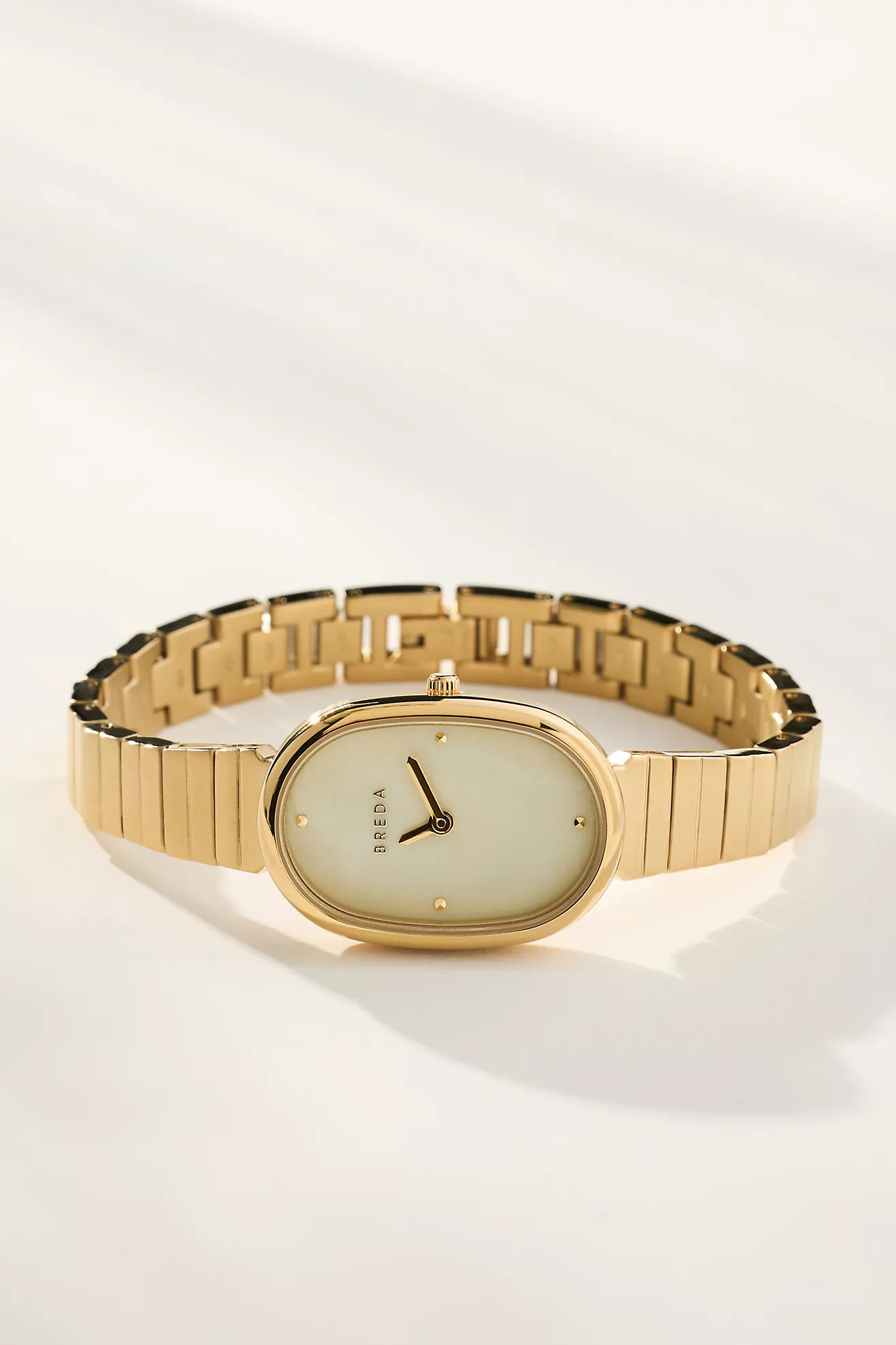 BREDA Jane Oval Tethered Metal Watch | Anthropologie (US)