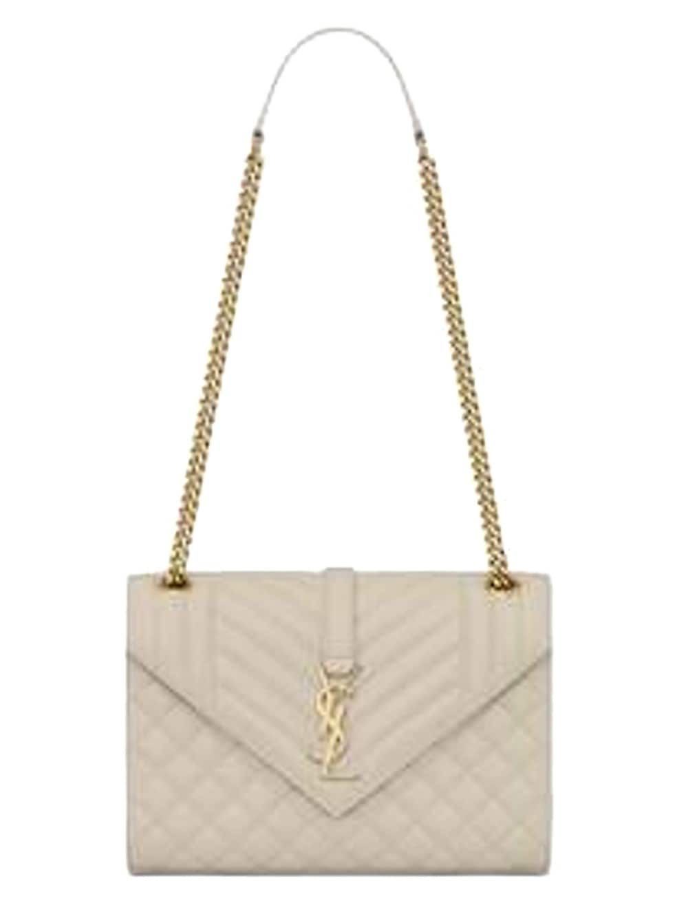 Saint Laurent Medium Envelope Monogram Matelassé Leather Shoulder Bag | Saks Fifth Avenue