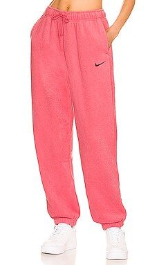 Nike NSW Essential Plush Jogger in Archaeo Pink from Revolve.com | Revolve Clothing (Global)
