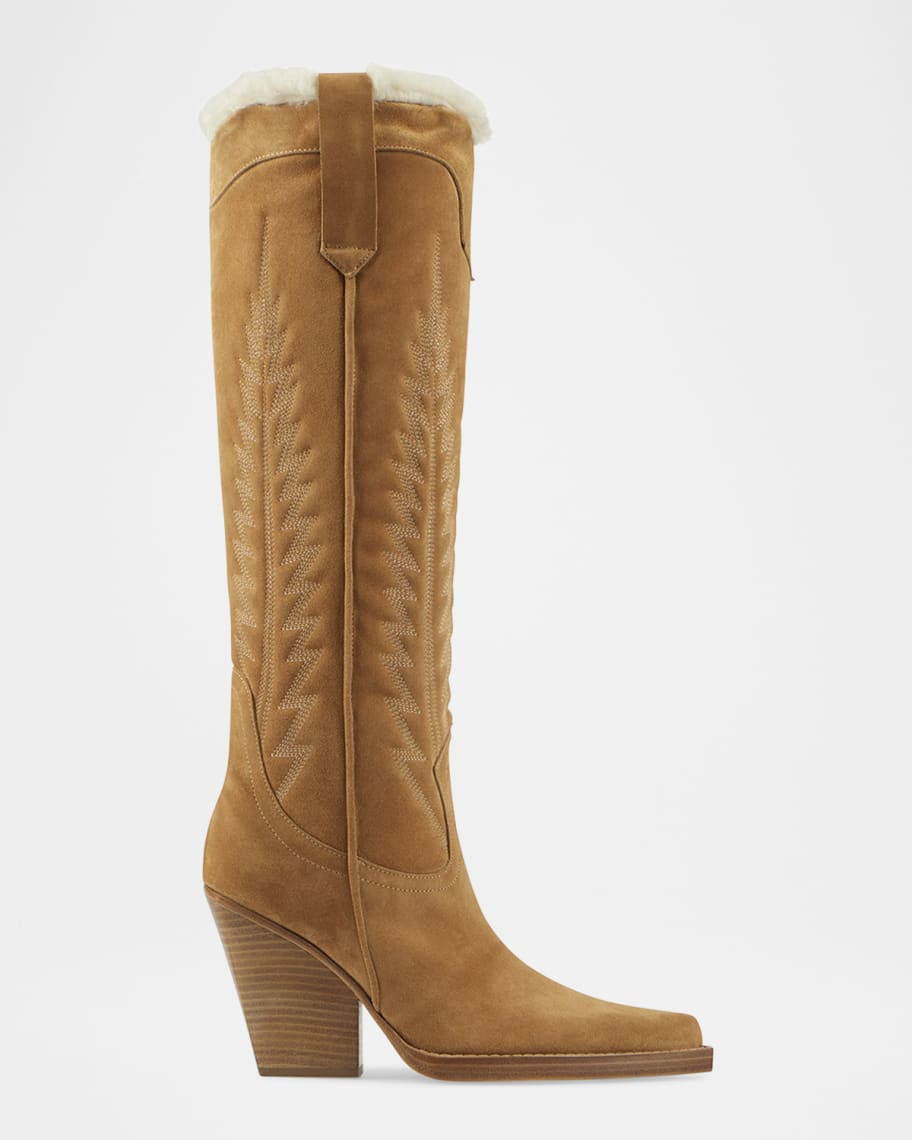 Paris Texas Winter El Dorado Embroidered Leather Boots | Neiman Marcus