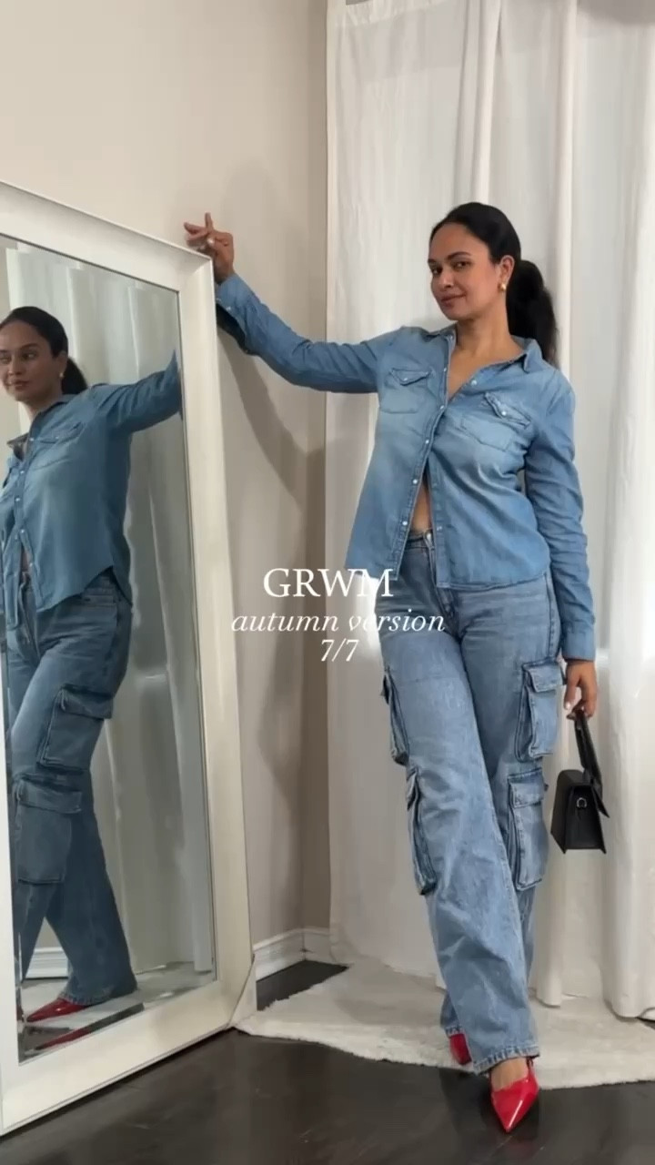 Poor of red for fall ! #denimondenim #redheels #popofred 

#LTKstyletip