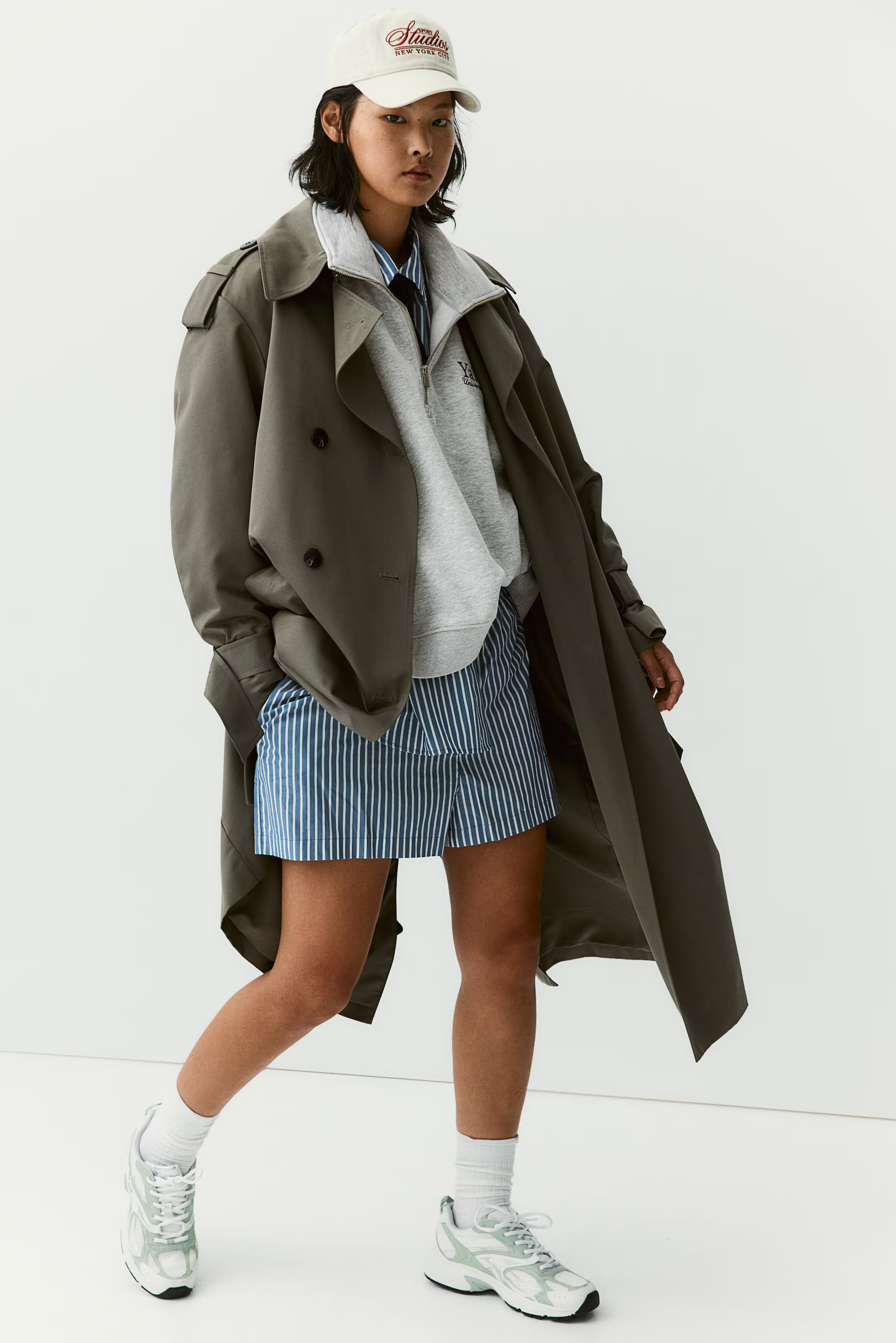 Casquette en twill avec motif brodé | H&M (FR, IT, ES, PT, BE)