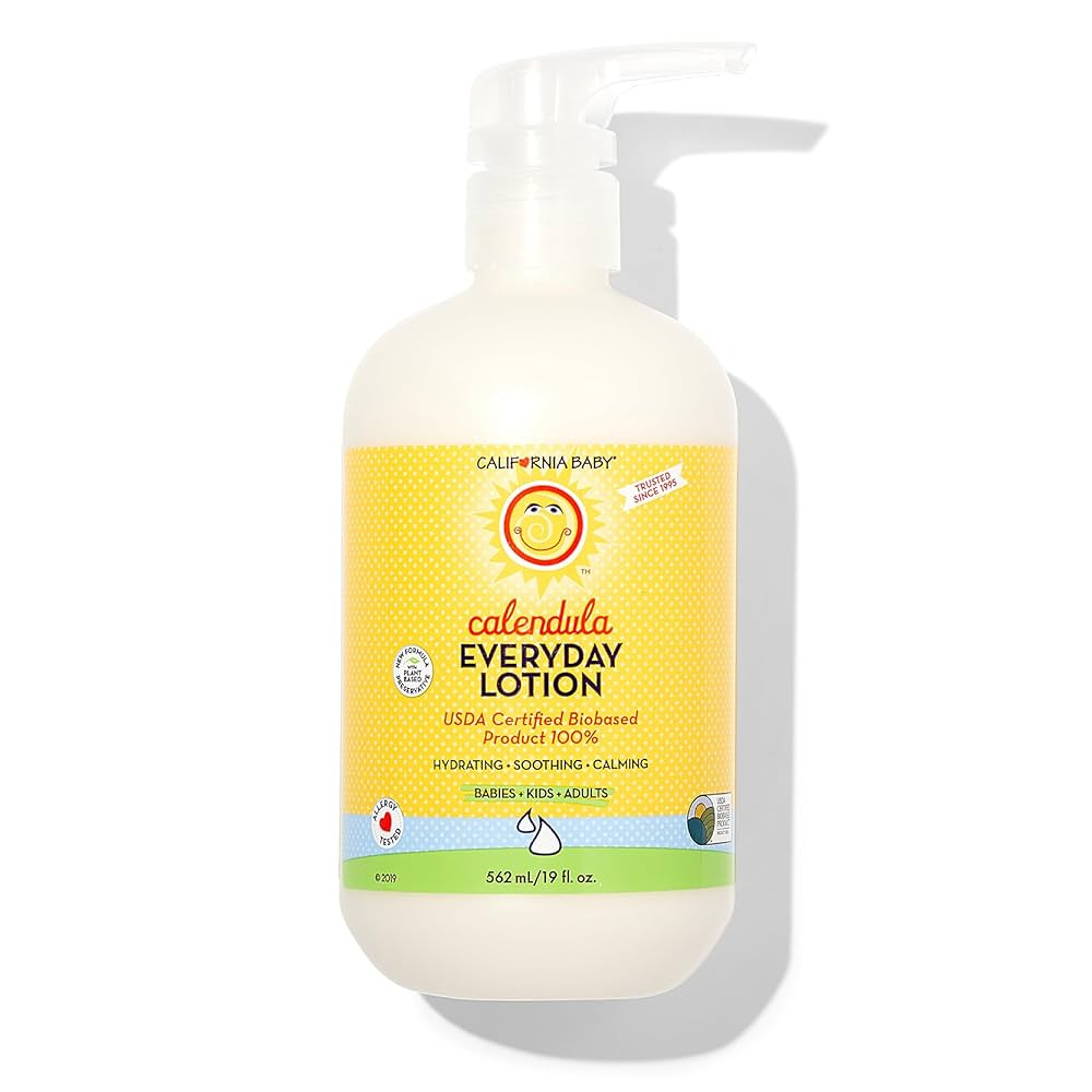 California Baby Calendula Lotion | 100% Plant-Based Moisturizer | Lavender Baby Lotion | Face Moi... | Amazon (US)