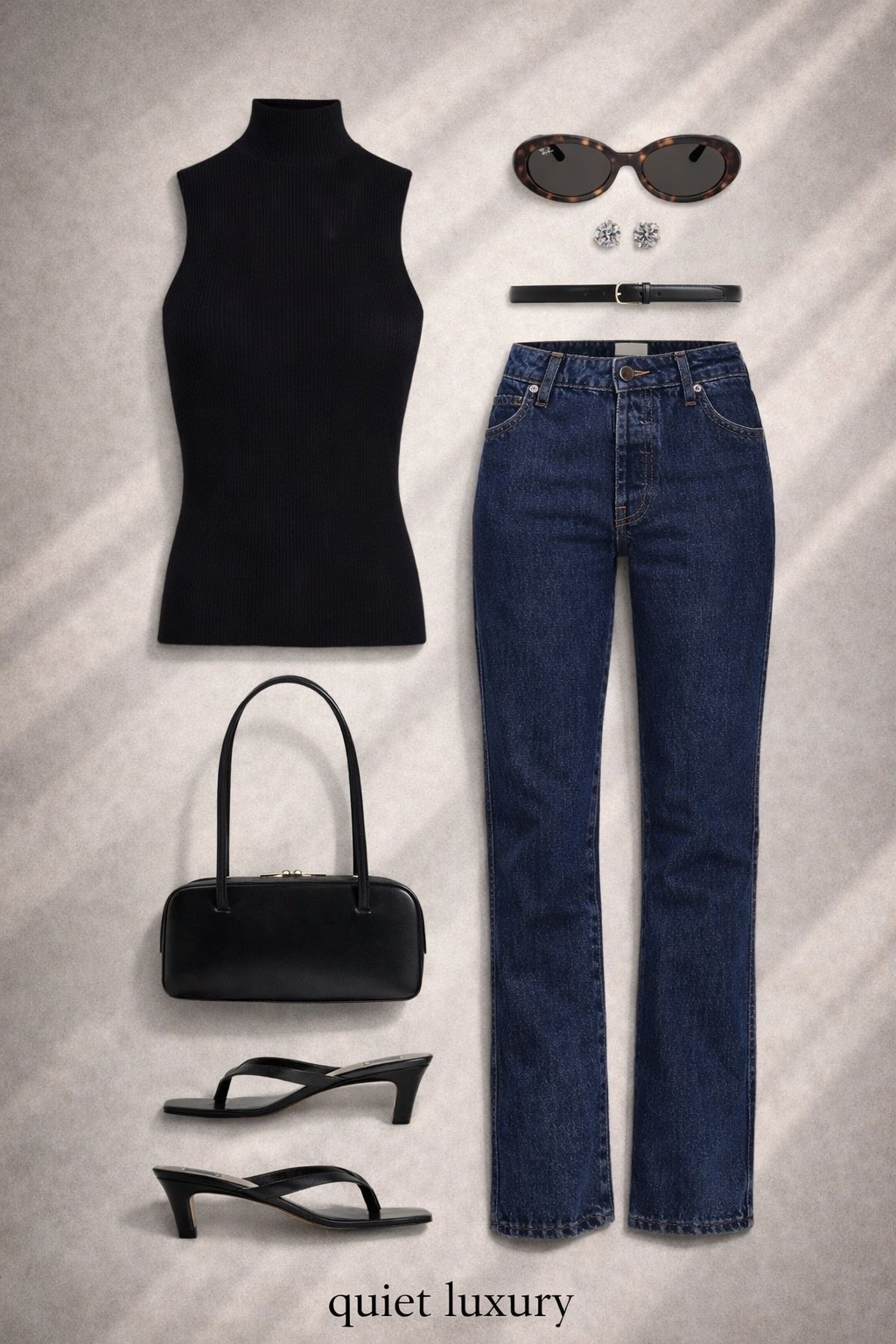 Carolyn Bessette-Kennedy energy is everywhere right now — and this look is the definition of her timeless, quiet-luxury uniform 🤍 Inspired by the new Love Story series and CBK’s iconic off-duty style: a clean black knit, vintage-wash straight-leg jeans, classic kitten heels , structured top-handle bag, slim leather-strap watch, and oval sunglasses. Minimal. Polished. Effortless. This is the kind of outfit that never dates elevated basics, impeccable fit, and rich neutrals you can wear on repeat. If you’re building a capsule wardrobe or leaning into The Row–inspired aesthetic, these are the forever pieces to invest in. Shop my exact edit here ✨