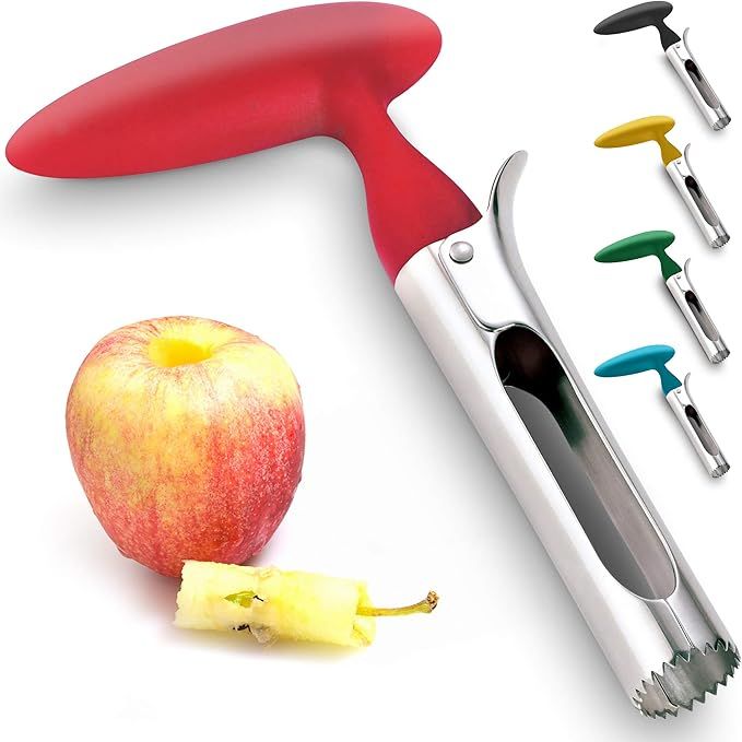 Premium Apple Corer - Easy to Use Durable Apple Corer Remover for Pears, Bell Peppers, Fuji, Hone... | Amazon (US)