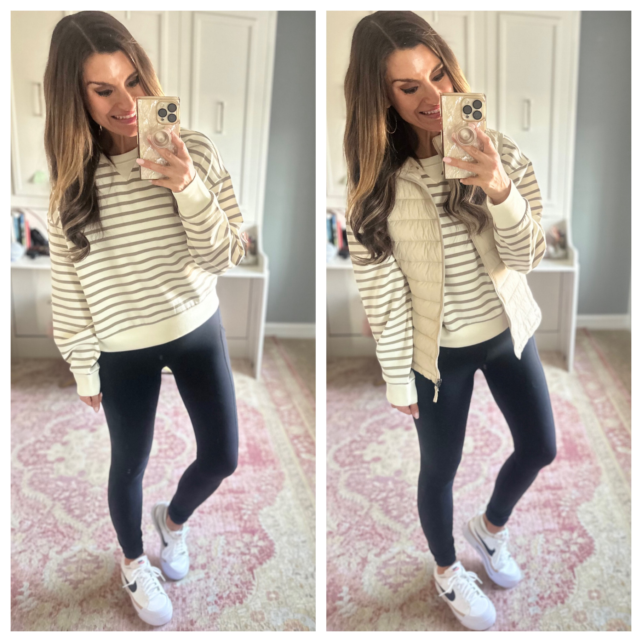 Striped top from Spanx

#LTKfindsunder100 #LTKstyletip #LTKover40