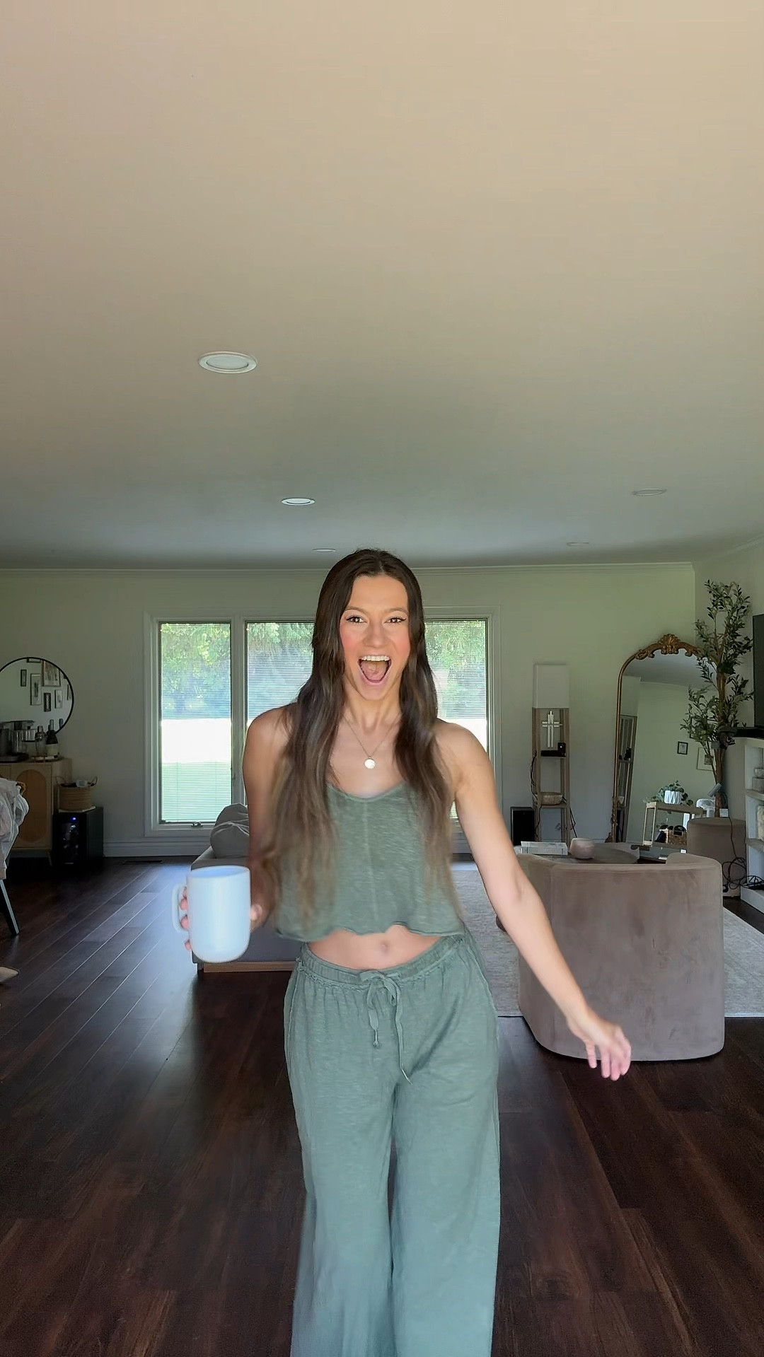 Cozy work from home outfit!!