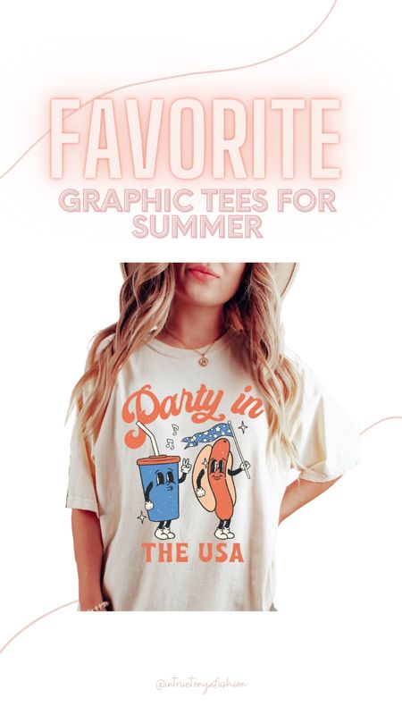   4th of July outfits // Oversized graphic Tees // size up 1-2 sizes for an oversized fit, otherwise they fit true to size! 


Summer outfits 2023, Casual outfit, summer outfits, Summer outfit, casual ootd, mom outfit, simple outfits, everyday outfits, weekend outfits, summer outfit of the day, easy summer outfits, Etsy graphic tees, summer graphic tees, graphic t-shirts, mom style, mom fashion, easy mom outfits, affordable fashion, 

#LTKunder50 #LTKFind #LTKSeasonal