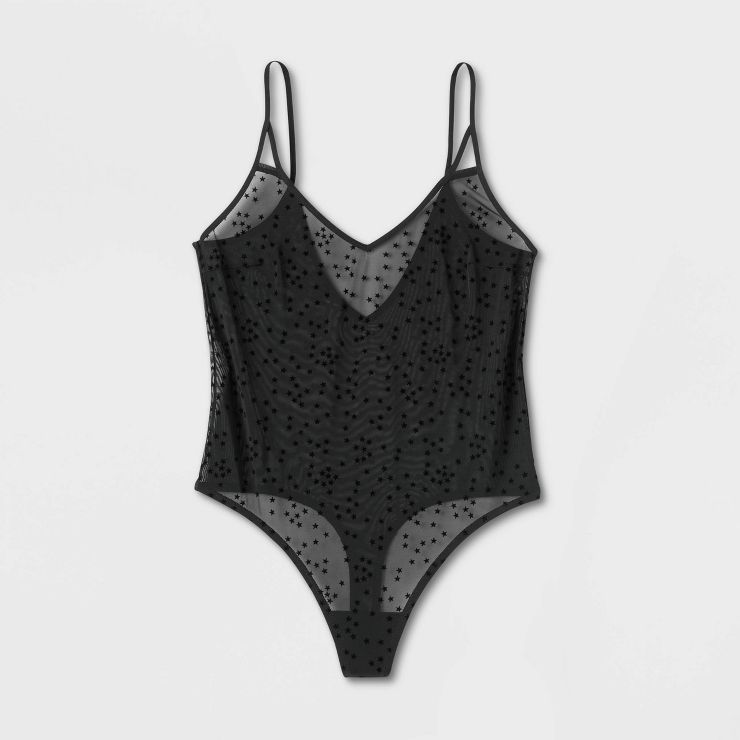 Women's Holiday Bodysuit - Colsie™ Black | Target