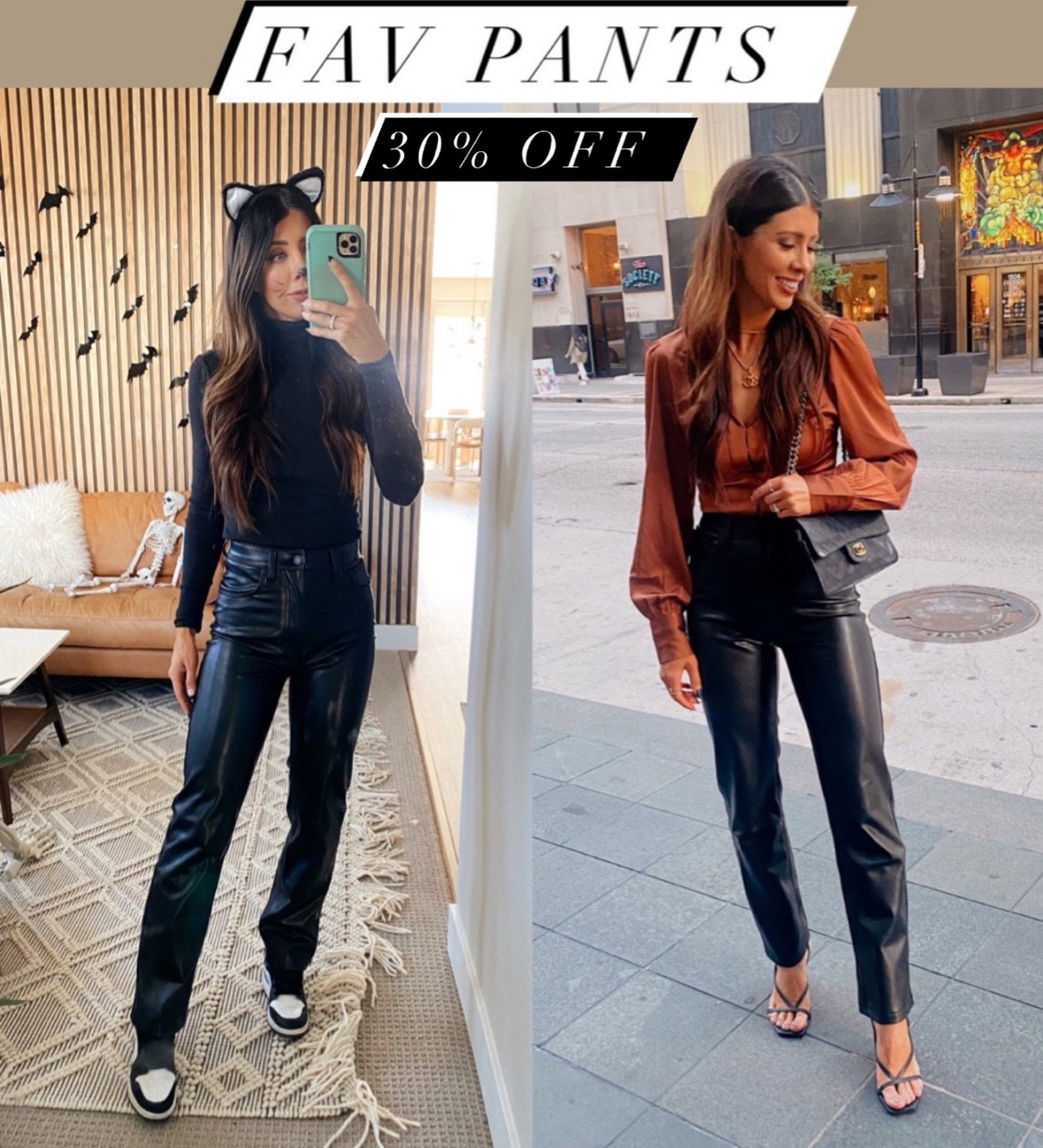 These pants or some of my favorite! I am wearing the size 25 short! If you’re in between sizes, size up a size! #blackpants 

#LTKSeasonal #LTKGiftGuide #LTKCyberweek