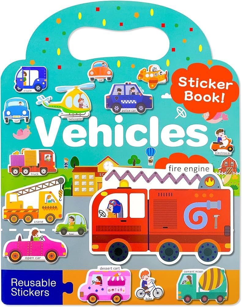 Benresive Puffy Reusable Sticker Books for Toddlers 2-4 Year, Fun Sticker Books for Toddlers 1-3,... | Amazon (US)