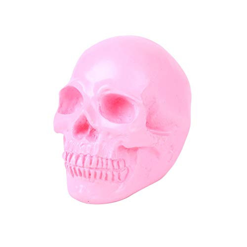 PTS Halloween Skulls Heads Halloween Head Decor Halloween Halloween Skeleton Bones Desktop Halloween Decor(Pink) | Amazon (US)