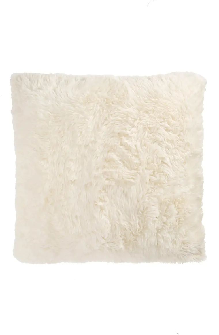 Shaggy Faux Fur Accent Pillow | Nordstrom
