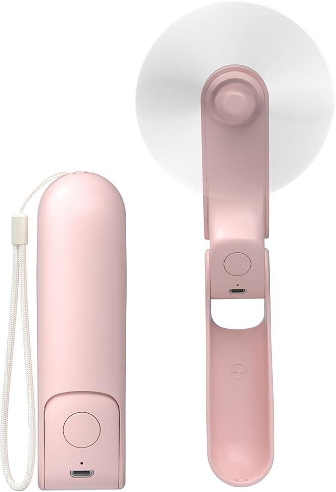 Koonie Handheld Fan, 3 IN 1 Foldable USB Fan, 2 Speed Portable Desk Fans, Battery Operated with 8... | Amazon (UK)